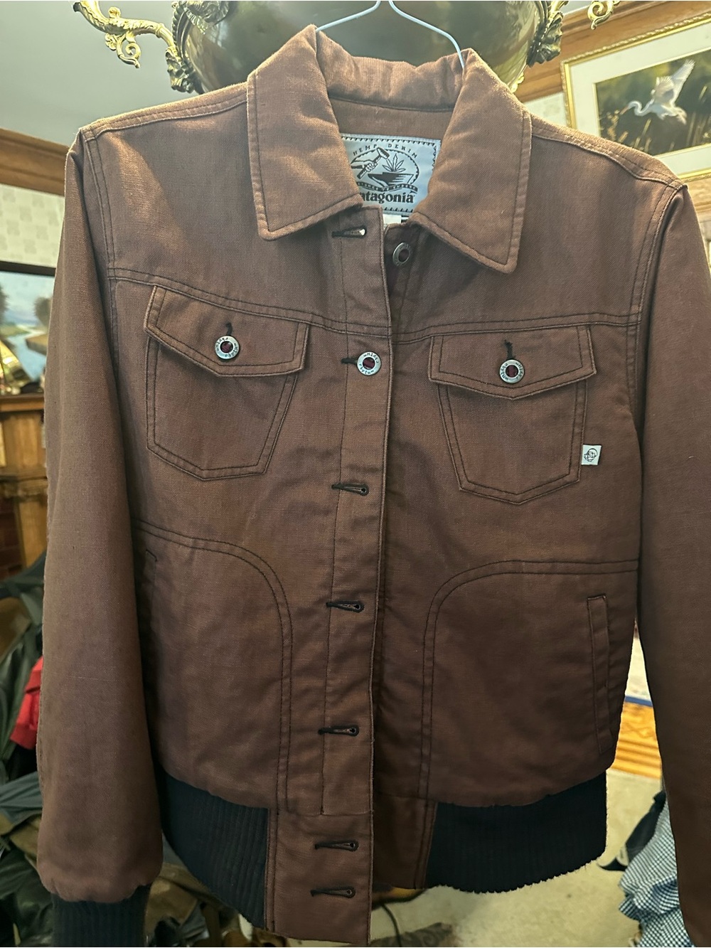 Patagonia Brown/Clay Women's Hemp Trucker Jacket NW/OT Women’s M